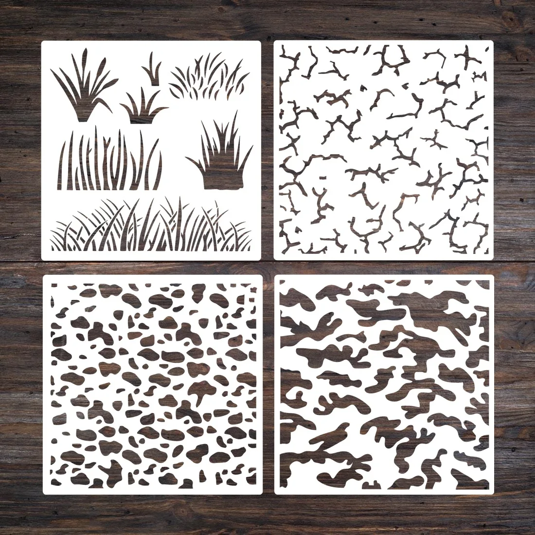 4Pcs/Lot 30cm Ceramic Tile Pattern DIY Layering Stencils Wall Painting Scrapbook Coloring Embossing Album Decorative Template
4Pcs/Lot 30cm Ceramic Tile Pattern DIY Layering Stencils Wall Painting Scrapbook Coloring Embossing Album Decorative Template