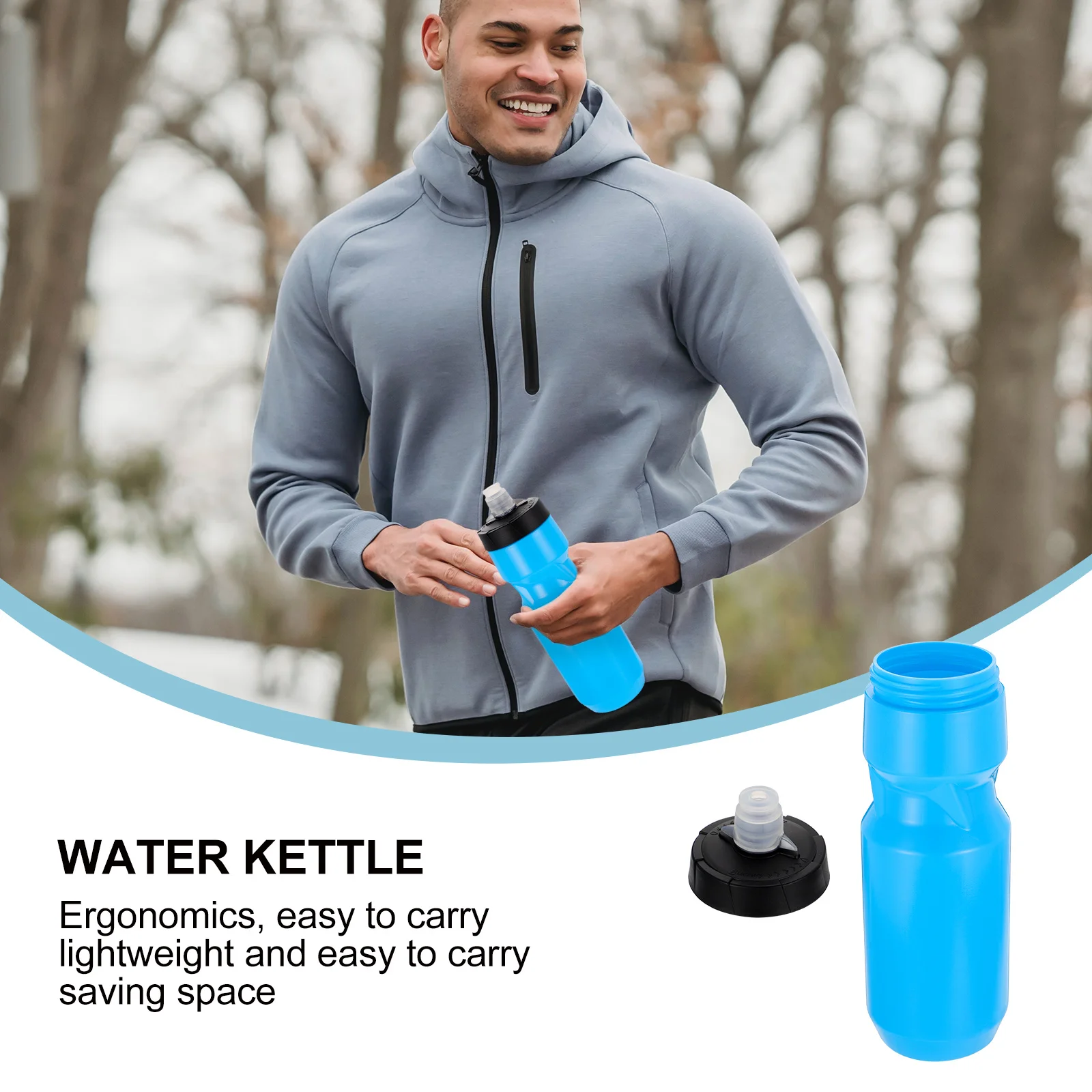 1Pcs Sports Water Bottle Large Capacity 700ml Portable Outdoor Riding Squeezing Leakproof Bottle for Gym Travel Yoga Office
1Pcs Sports Water Bottle Large Capacity 700ml Portable Outdoor Riding Squeezing Leakproof Bottle for Gym Travel Yoga Office
