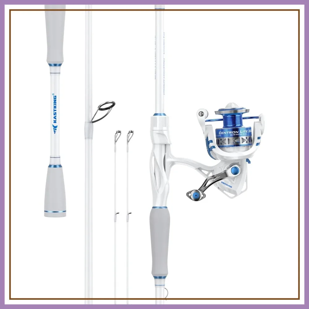 Packable Travel Fishing Rod and Reel Combo, Twin-Tips Spinning & Baitcaster, Lightweight IM6 Graphite, Multi-Piece Kit for Bass Trout, Freshwater
Packable Travel Fishing Rod and Reel Combo, Twin-Tips Spinning & Baitcaster, Lightweight IM6 Graphite, Multi-Piece Kit for Bass Trout, Freshwater