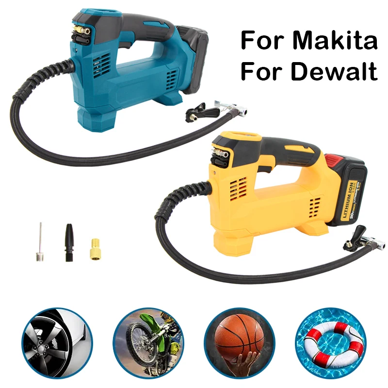 For Makita For Dewalt Automobile tire inflation pump Cordless electric air pump With Digital Display Portable Electric Air Pump
For Makita For Dewalt Automobile tire inflation pump Cordless electric air pump With Digital Display Portable Electric Air Pump