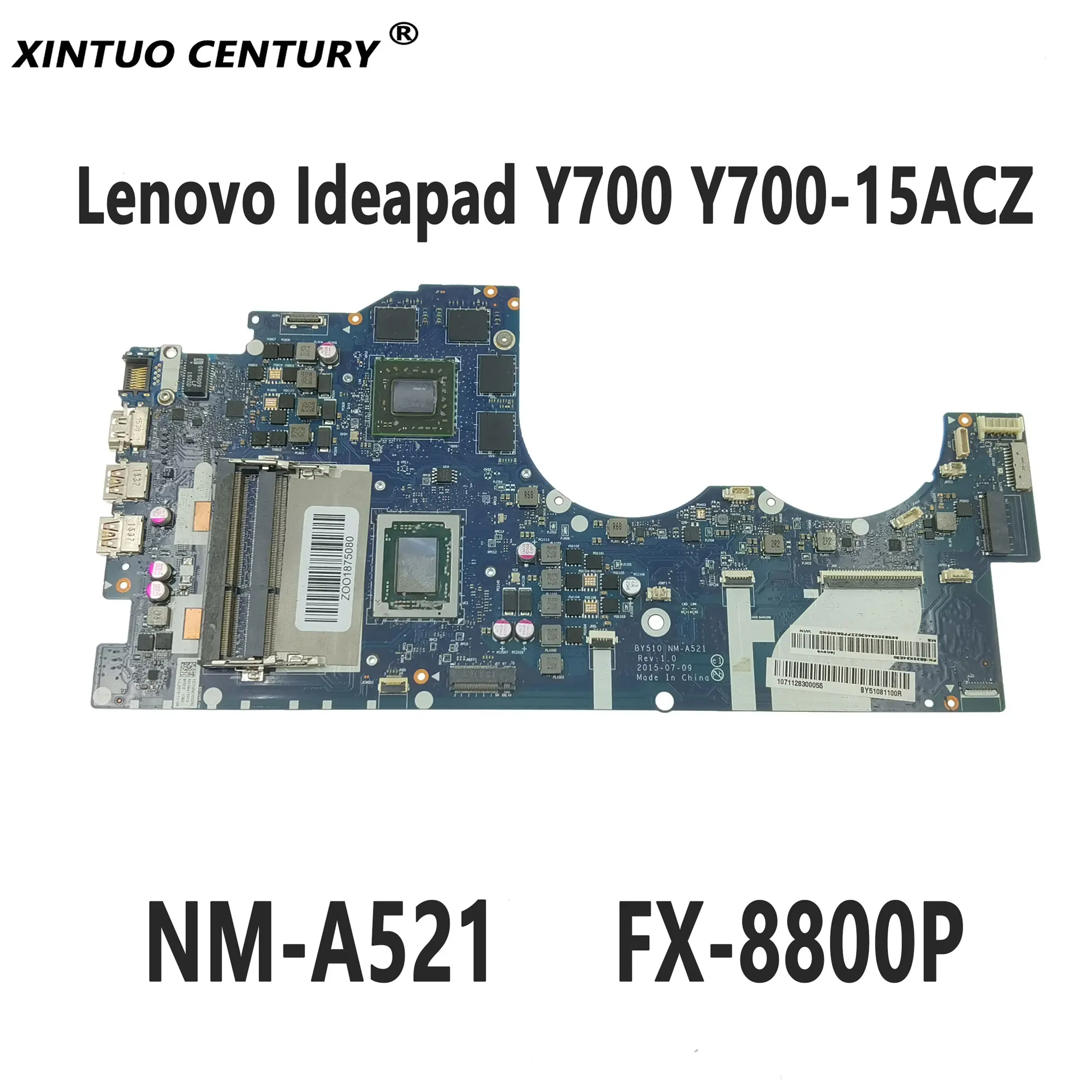 FRU: 5B20K94030 for Lenovo Ideapad Y700 Y700-15ACZ Laptop motherboard BY510 NM-A521 with FX-8800P CPU DDR3 100% test work
FRU: 5B20K94030 for Lenovo Ideapad Y700 Y700-15ACZ Laptop motherboard BY510 NM-A521 with FX-8800P CPU DDR3 100% test work