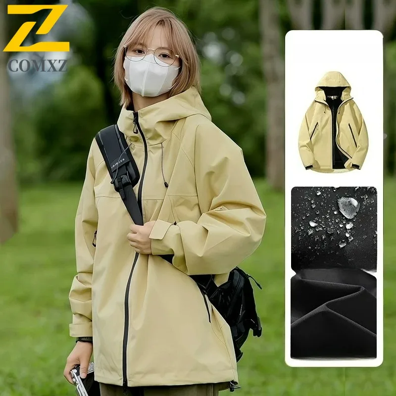 COMXZ мужской плащ 2025 водонепроницаемые ветрозащитные однотонные куртки для кемпинга, охоты и приключений, удобные куртки для пешего туризма
COMXZ мужской плащ 2025 водонепроницаемые ветрозащитные однотонные куртки для кемпинга, охоты и приключений, удобные куртки для пешего туризма