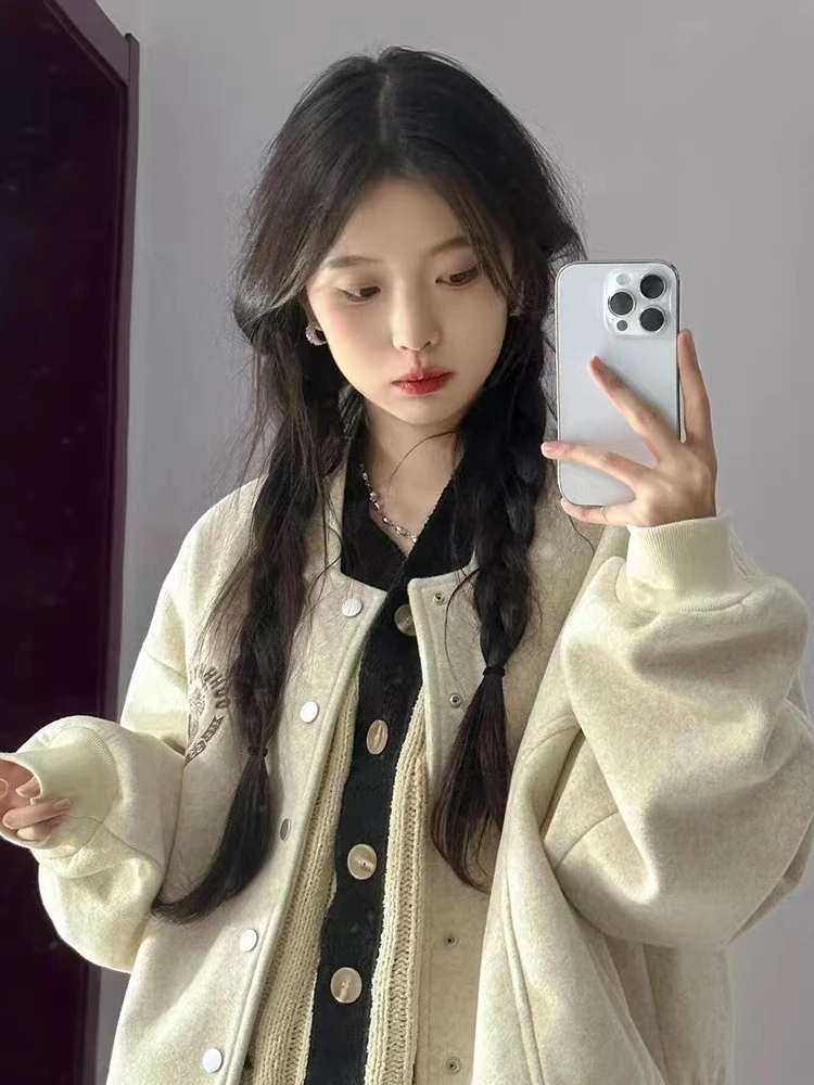 Бейсбольные куртки для девочек с буквой Y, женские осенние ветровки с множеством карманов, милые повседневные асимметричные куртки в стиле Y2K с утянутой талией для невысоких.
Бейсбольные куртки для девочек с буквой Y, женские осенние ветровки с множеством карманов, милые повседневные асимметричные куртки в стиле Y2K с утянутой талией для невысоких.