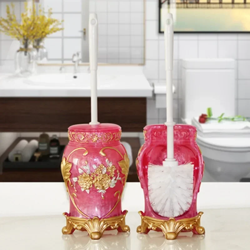 Pink Bathroom Cleaning Tool Brush Holder Toilet Resin Bowl Brush Kit Bathroom Accessories Toilet Brush and Plunger Set
Pink Bathroom Cleaning Tool Brush Holder Toilet Resin Bowl Brush Kit Bathroom Accessories Toilet Brush and Plunger Set