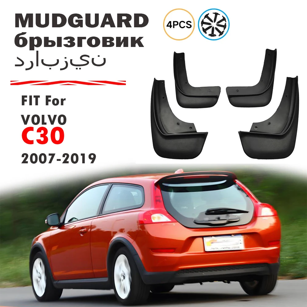 For VOLVO C30 2007 2008 2009 2010 2011 2012 2013 2014-2019 Mudguard Fender Mud Flaps Guard Splash Mudflaps Car Accessories 4pcs
For VOLVO C30 2007 2008 2009 2010 2011 2012 2013 2014-2019 Mudguard Fender Mud Flaps Guard Splash Mudflaps Car Accessories 4pcs
