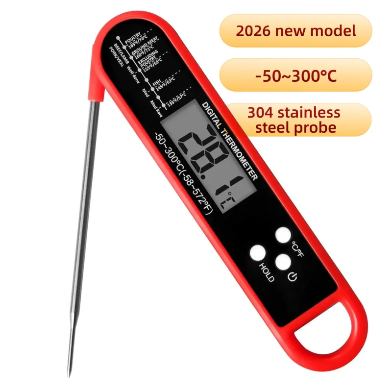 Home Professional Digital Meat Thermometer Instant Read High Accuracy Waterproof Backlit for Cooking Grill BBQ Oven
Home Professional Digital Meat Thermometer Instant Read High Accuracy Waterproof Backlit for Cooking Grill BBQ Oven