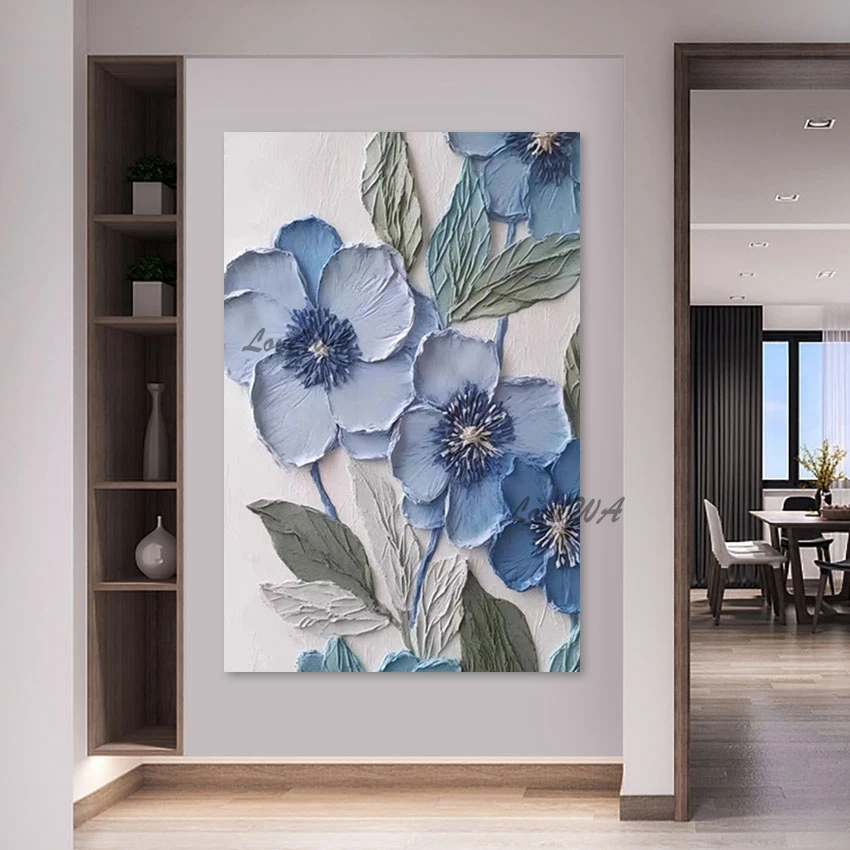 Modern Art Canvas Lilac Thick Texture Heavy Acrylic Abstract Flower Oil Painting Palette Knife Artwork Wall Decoration Picture
Modern Art Canvas Lilac Thick Texture Heavy Acrylic Abstract Flower Oil Painting Palette Knife Artwork Wall Decoration Picture