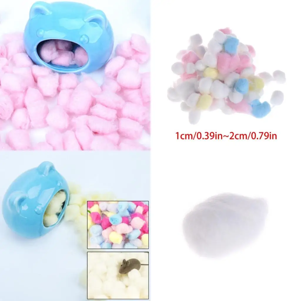 Comfortable Hamster Cage Bed Filler Colored Cotton Balls Warm Small Pet Bedding high quality
Comfortable Hamster Cage Bed Filler Colored Cotton Balls Warm Small Pet Bedding high quality