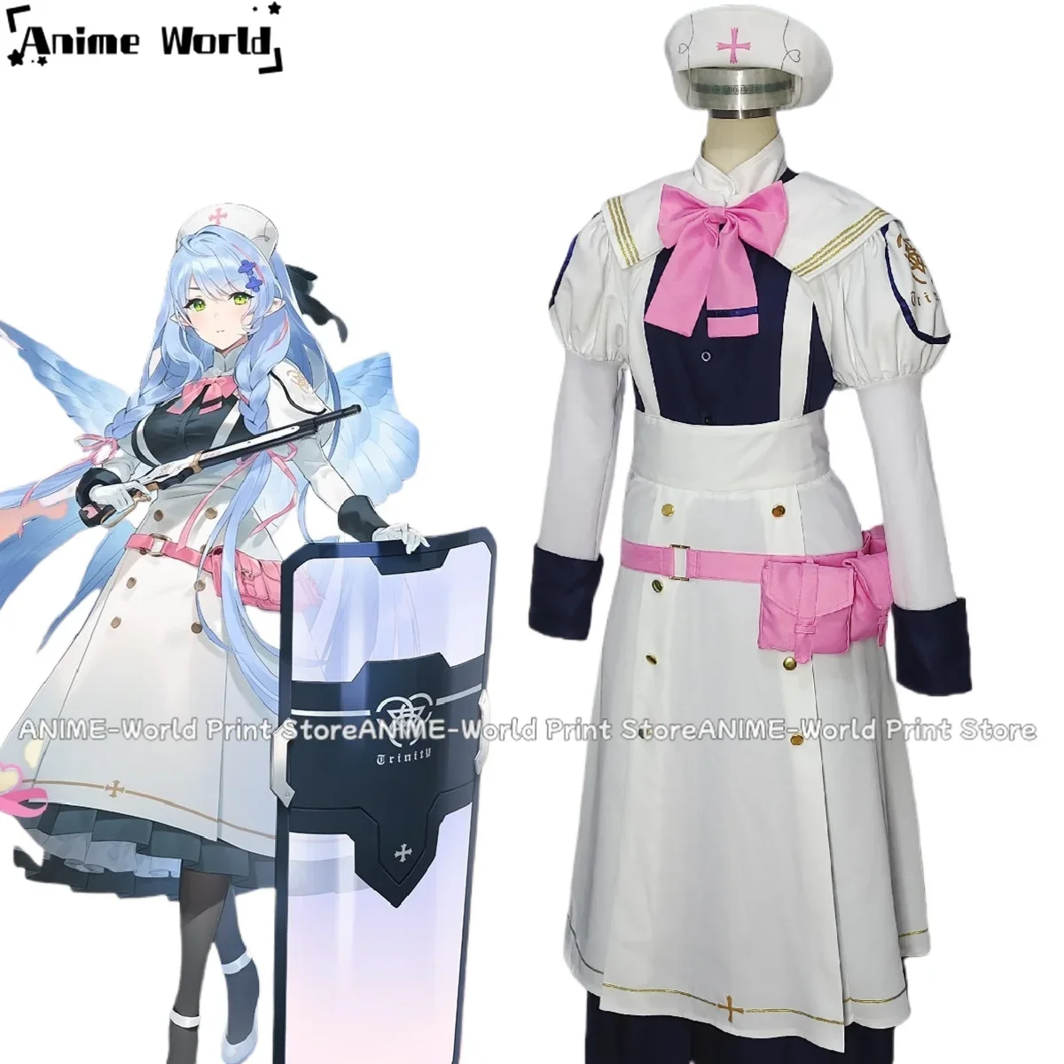 《Custom Size》Anime Blue Archive Trinity General School Mine Cosplay Costume Halloween Carnival Party Role Play
《Custom Size》Anime Blue Archive Trinity General School Mine Cosplay Costume Halloween Carnival Party Role Play