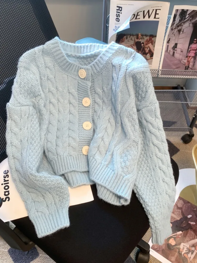 Синий вязаный кардиган, женский облегающий топ Dopane Design, весна 2023, новинка Sle Sweet Sle Loose pe Long Sve
Синий вязаный кардиган, женский облегающий топ Dopane Design, весна 2023, новинка Sle Sweet Sle Loose pe Long Sve