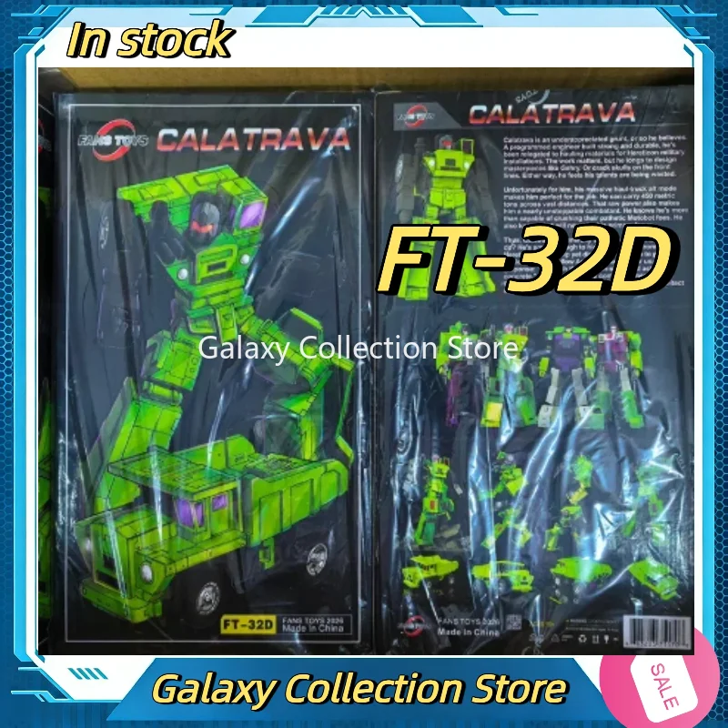 In Stock Transformation Toy Original FansToys FT-32D FT32D Devastator Calatrava Long Haul Mp Ratio Action Figure
In Stock Transformation Toy Original FansToys FT-32D FT32D Devastator Calatrava Long Haul Mp Ratio Action Figure
