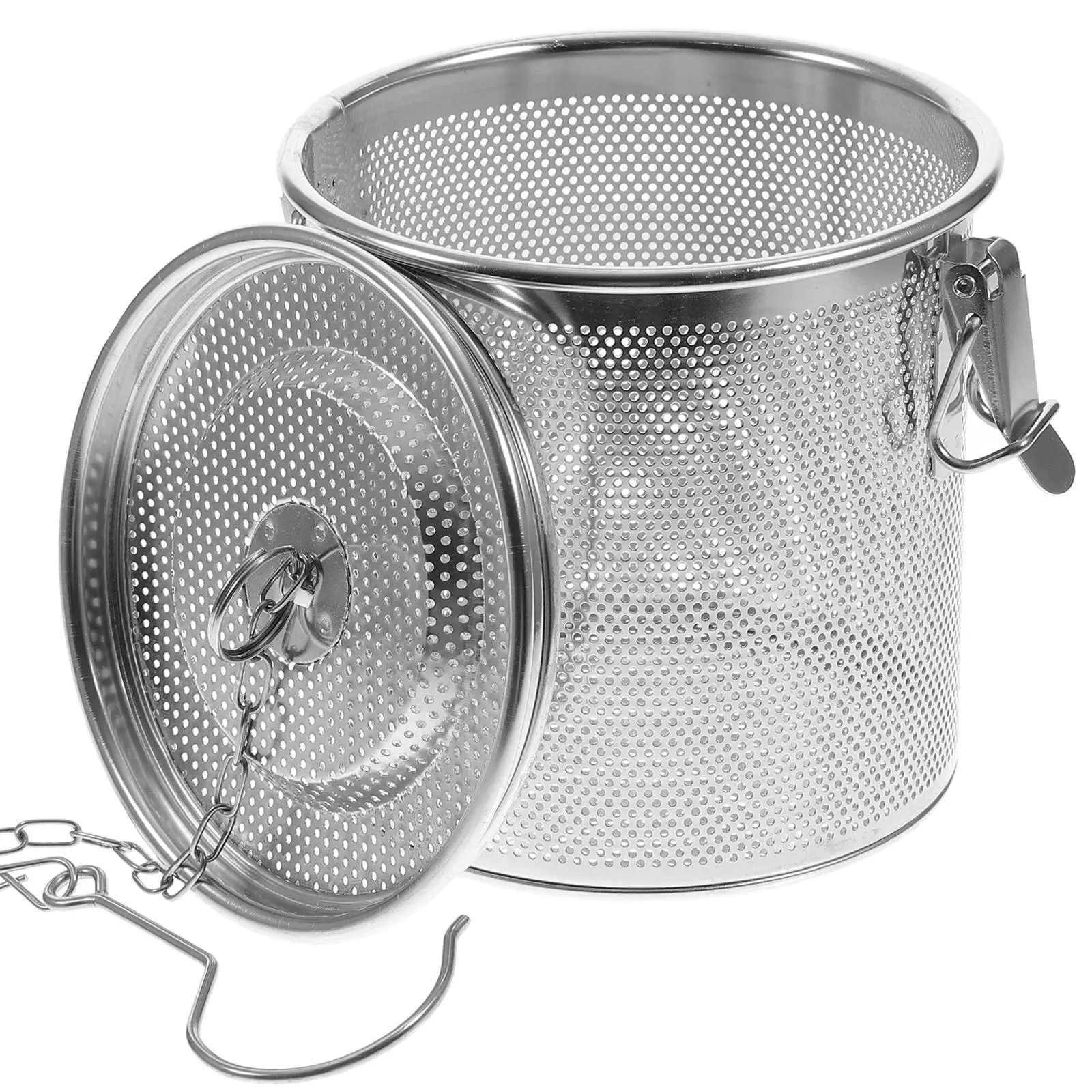 Spice Strainer for Cooking Seasoning Balls and Slag Basket Seasonings Stainless Steel Tea
Spice Strainer for Cooking Seasoning Balls and Slag Basket Seasonings Stainless Steel Tea