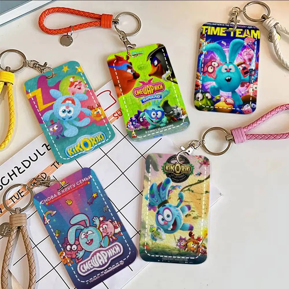Держатель для карт K-Kikoriki с мультяшным рисунком, подходит для кредитных карт, проездных билетов, прямоугольный брелок из мягкой кожи, защитный чехол для ключей
Держатель для карт K-Kikoriki с мультяшным рисунком, подходит для кредитных карт, проездных билетов, прямоугольный брелок из мягкой кожи, защитный чехол для ключей