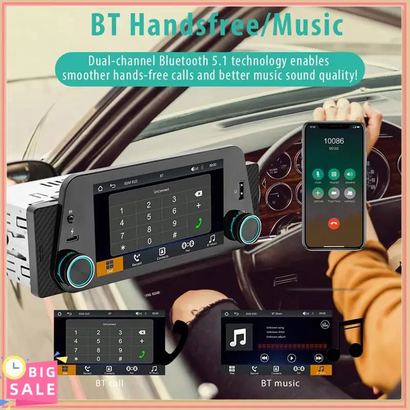 Автомобильная стереосистема с беспроводным Carplay/Android Auto, радио с сенсорным экраном, Bluetooth, резервная камера, зеркальный звено
Автомобильная стереосистема с беспроводным Carplay/Android Auto, радио с сенсорным экраном, Bluetooth, резервная камера, зеркальный звено