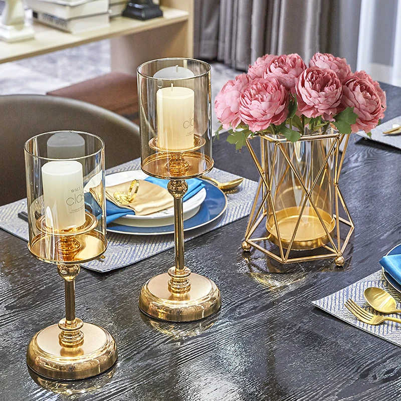 Simple and Luxurious Gold Nordic Candle Holder Decoration for Weddings Household Dining Tables, Vintage Candle Holders
Simple and Luxurious Gold Nordic Candle Holder Decoration for Weddings Household Dining Tables, Vintage Candle Holders