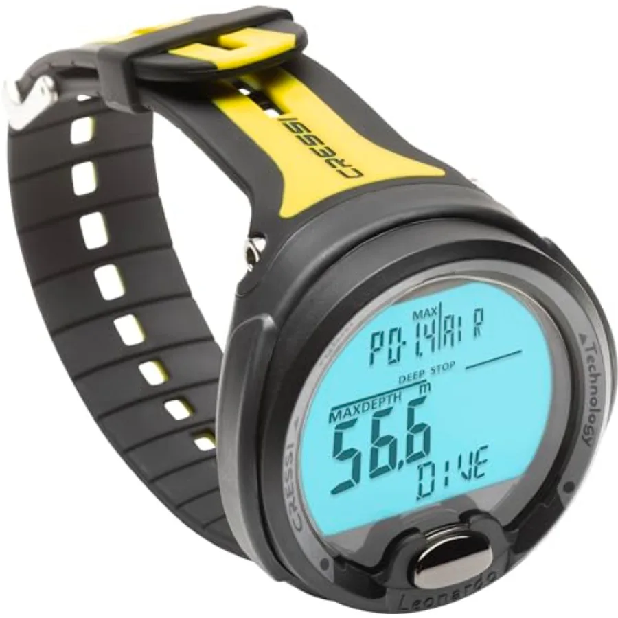 Scuba diving computer for air/nitrox/gauge modes, polycarbonate case, black with blue backlight, waterproof to 120m, USB/IR dat
Scuba diving computer for air/nitrox/gauge modes, polycarbonate case, black with blue backlight, waterproof to 120m, USB/IR dat