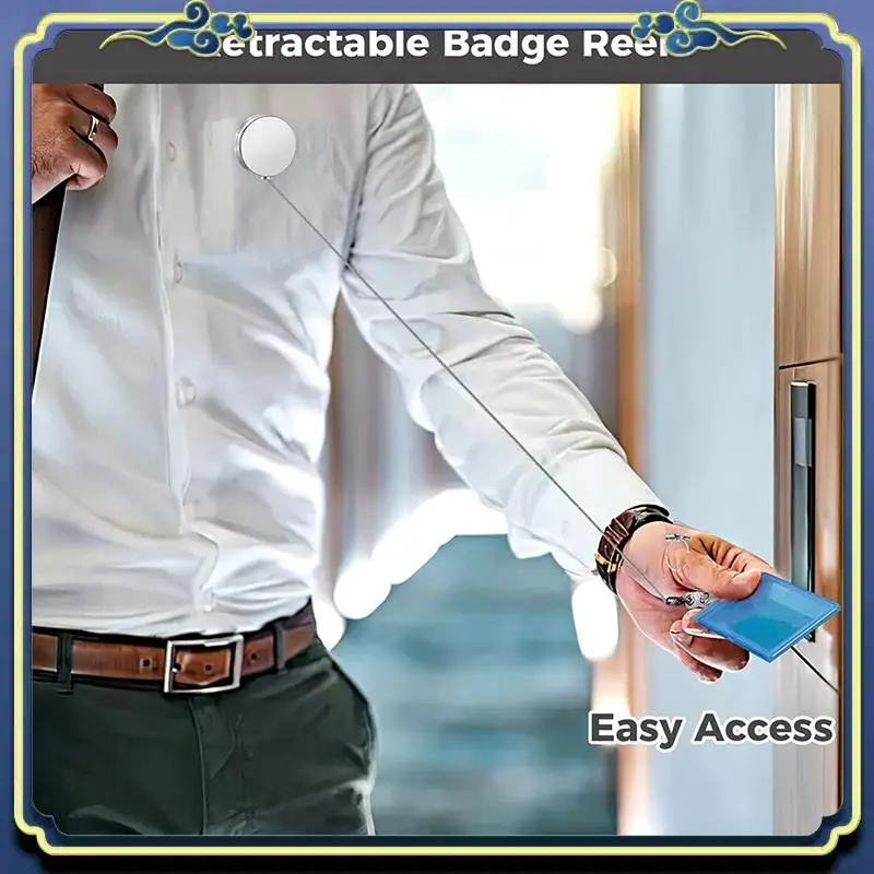 Portable 4 Pack 29.5Inch Badge Reels Retractable Badge Holders For Nurse Badge Reel ID Badge Holders Retractable ID Holders
Portable 4 Pack 29.5Inch Badge Reels Retractable Badge Holders For Nurse Badge Reel ID Badge Holders Retractable ID Holders