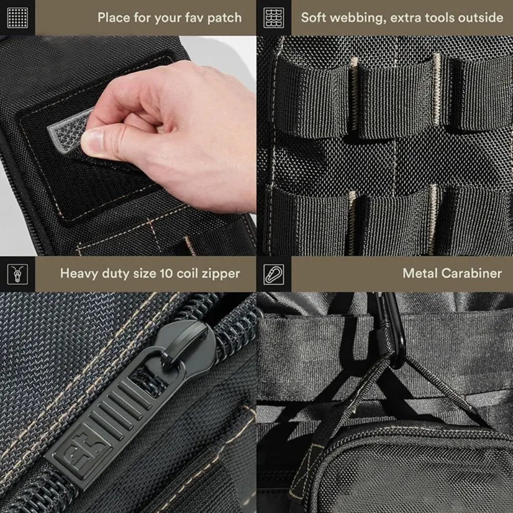 Portable Hammer Outdoor Toolkit Ground Spikes Hardware Camping Storage Bag Practical Wear-resistant Tent Accessories Workers
Portable Hammer Outdoor Toolkit Ground Spikes Hardware Camping Storage Bag Practical Wear-resistant Tent Accessories Workers
