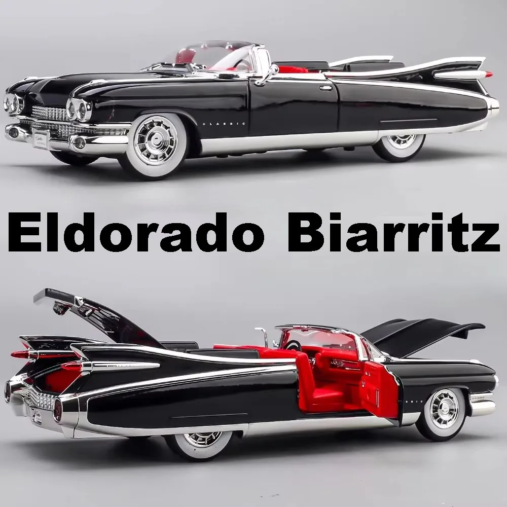 1:24 Eldorado Biarritz 1959, модель автомобиля Escalade, игрушка, амортизирующий музыкальный свет, миниатюрные модели спортивных автомобилей, украшения для хобби
1:24 Eldorado Biarritz 1959, модель автомобиля Escalade, игрушка, амортизирующий музыкальный свет, миниатюрные модели спортивных автомобилей, украшения для хобби