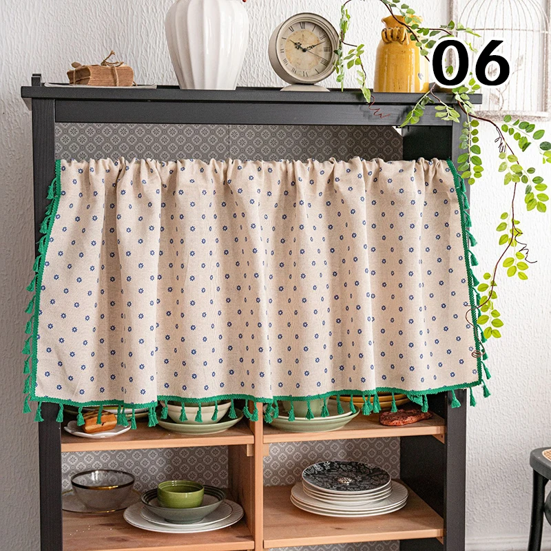 Pastoral Style Geometric Print Window Curtain Valance Kitchen Cafe Cabinet Dust-proof Half Curtain Porch Living Room Decor Drape
Pastoral Style Geometric Print Window Curtain Valance Kitchen Cafe Cabinet Dust-proof Half Curtain Porch Living Room Decor Drape