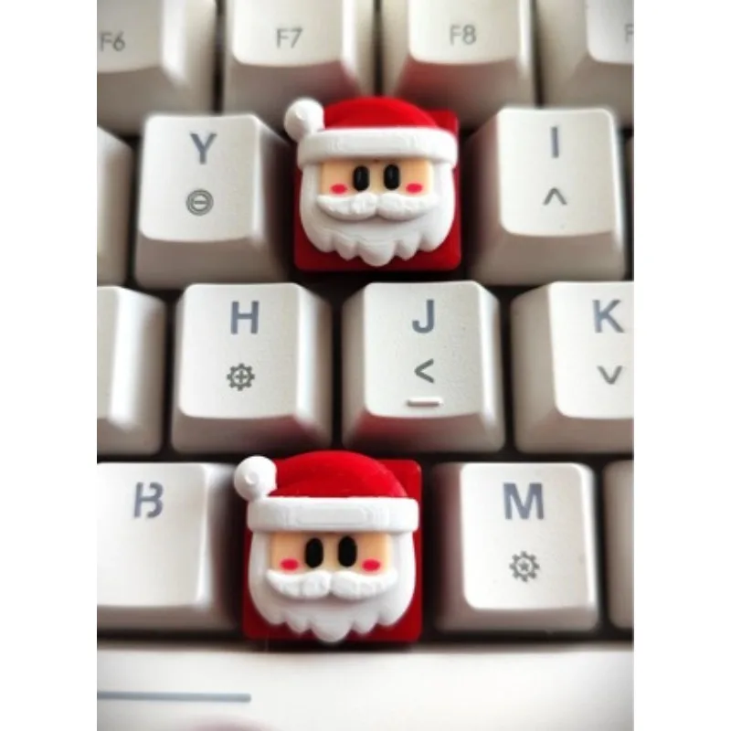 3D printed Santa keycaps