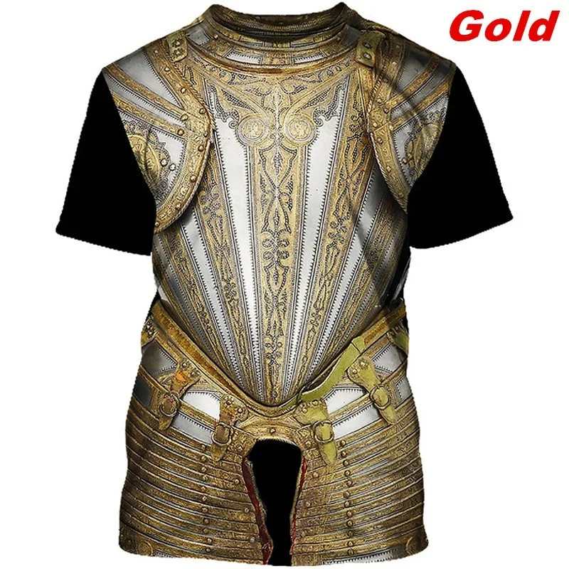 Samurai Armor Cosplay T-shirt - Retro 3D Medieval Knight Armor Pattern Men's Fashion Streetwear T-shirt
Samurai Armor Cosplay T-shirt - Retro 3D Medieval Knight Armor Pattern Men's Fashion Streetwear T-shirt