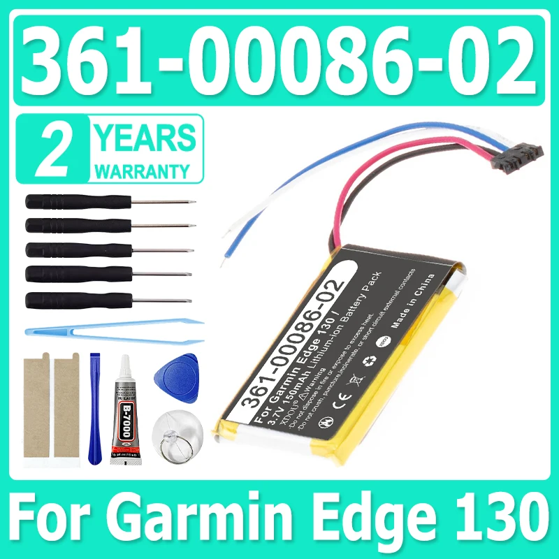 XDOU Brand-New 361-00086-02 GPS Navigator Battery 3.7V/150mAh For Garmin Edge 130 3LA037240 + Free Tools
XDOU Brand-New 361-00086-02 GPS Navigator Battery 3.7V/150mAh For Garmin Edge 130 3LA037240 + Free Tools