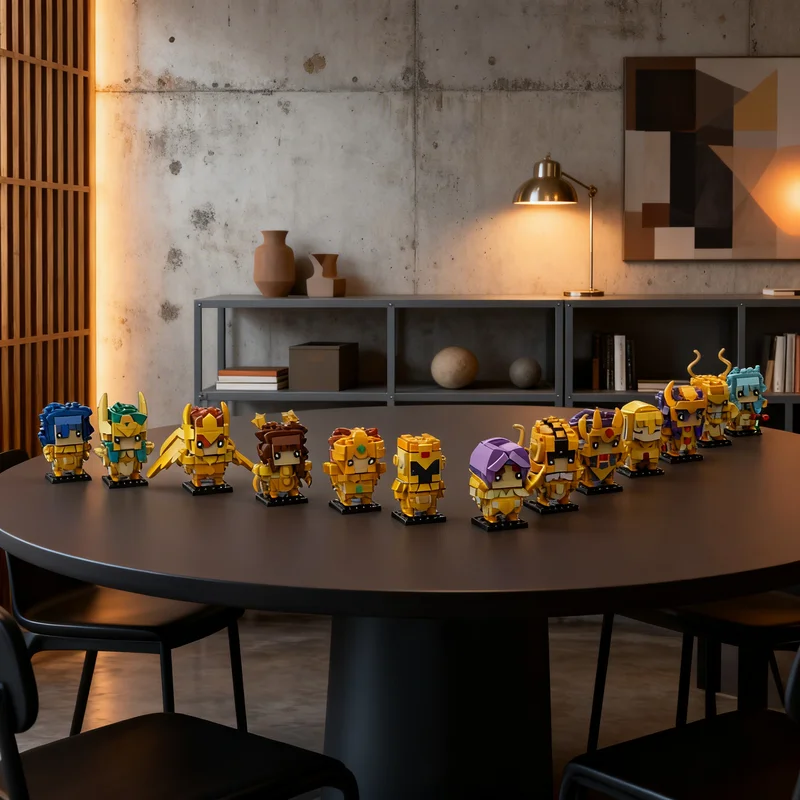 Набор строительных блоков MOC Saint Seiya Gold Saints (3398 деталей) Brickheadz: модель для сборки, игрушка, подарок, креативный коллекционный предмет для демонстрации, премиум-класс
Набор строительных блоков MOC Saint Seiya Gold Saints (3398 деталей) Brickheadz: модель для сборки, игрушка, подарок, креативный коллекционный предмет для демонстрации, премиум-класс