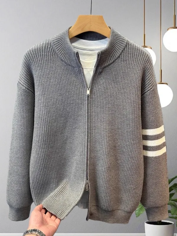 Loose Casual Knitted Sweater Vintage Simple Sle Autumn Winter Men's Faion Outerwear Comfortable Fit Long Sve Zipper
Loose Casual Knitted Sweater Vintage Simple Sle Autumn Winter Men's Faion Outerwear Comfortable Fit Long Sve Zipper