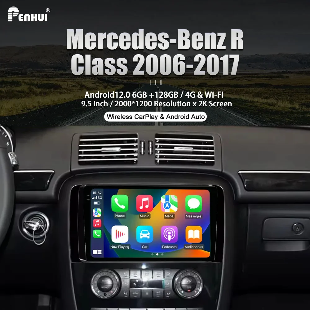 8.8 Inch Screen Android Car GPS Screen Player For Mercedes Benz R Class W251 R280 R300 R320 R350 Carplay Radio
8.8 Inch Screen Android Car GPS Screen Player For Mercedes Benz R Class W251 R280 R300 R320 R350 Carplay Radio