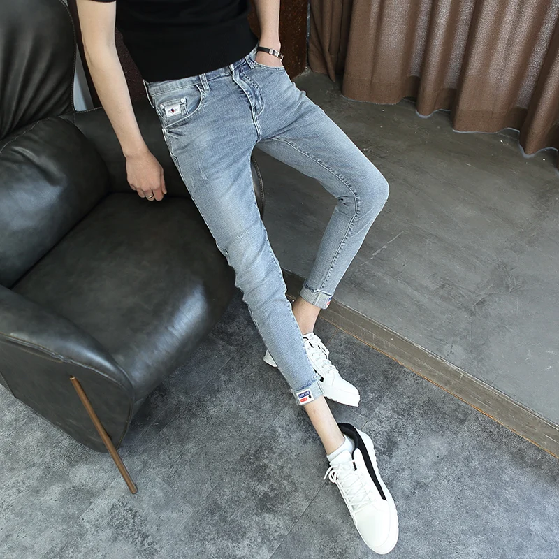 Мужские джинсы Slim Fit из эластичного хлопка, модель 2627, размер S, для невысоких, зауженные, укороченные, повседневные, из денима
Мужские джинсы Slim Fit из эластичного хлопка, модель 2627, размер S, для невысоких, зауженные, укороченные, повседневные, из денима