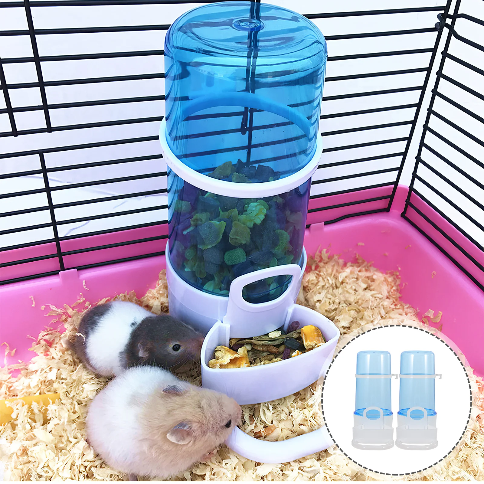 2Pcs Smart Pet Feeder Automatic Feeding Bowl High Capacity for Rabbit Hamster Bird Cat Long Usage Time Bpa-Free No Smell
2Pcs Smart Pet Feeder Automatic Feeding Bowl High Capacity for Rabbit Hamster Bird Cat Long Usage Time Bpa-Free No Smell