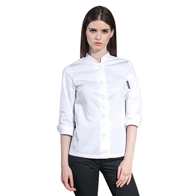 High Quality White Chef Shirt Long Sleeve Restaurant Cook Jacket Hotel Kitchen Uniform Women Cooking Coat Waitress Workwear
High Quality White Chef Shirt Long Sleeve Restaurant Cook Jacket Hotel Kitchen Uniform Women Cooking Coat Waitress Workwear
