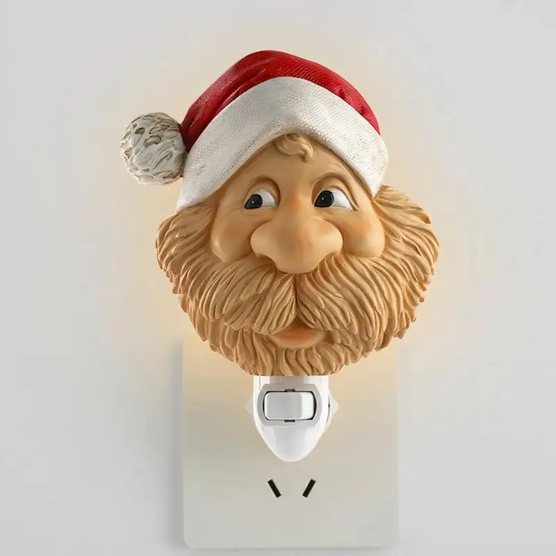 Christmas Nightlight Resin Craft Plug In Night Light LED Nightlight Decorative Wall Night Light For Children's Bedroom
Christmas Nightlight Resin Craft Plug In Night Light LED Nightlight Decorative Wall Night Light For Children's Bedroom