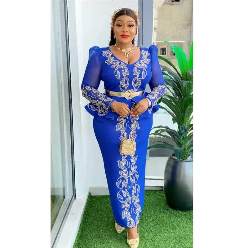 Plus Size African Wedding Party Dresses Women Dashiki Ankara Evening Gown Elegant Turkey Outfit Robe Clothes Evening party
Plus Size African Wedding Party Dresses Women Dashiki Ankara Evening Gown Elegant Turkey Outfit Robe Clothes Evening party