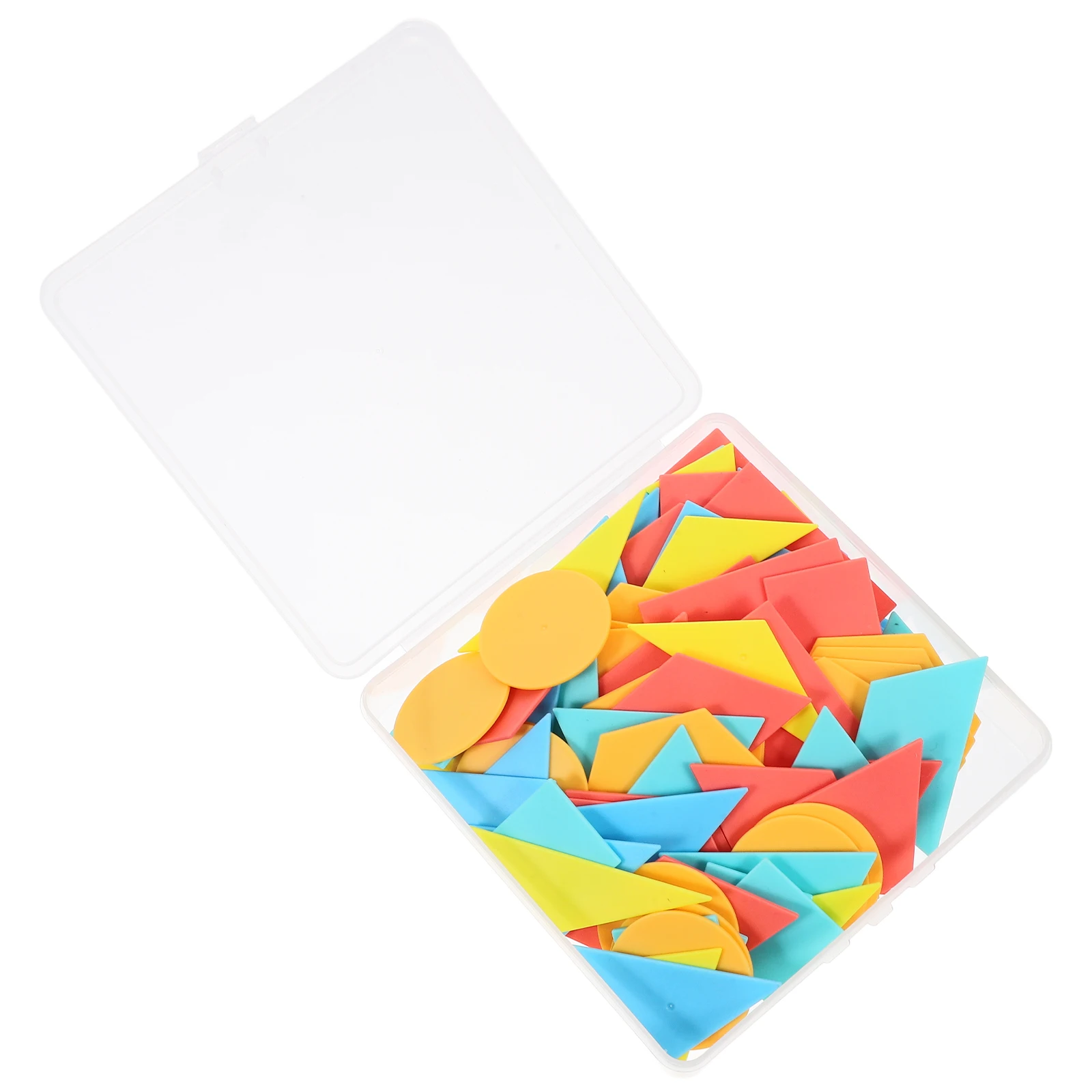 100pcs Geometric Shape Pieces Geometry Teaching Aids Kids Learning Toys Homeschool Supplies Kindergarten Activities Math Tools
100pcs Geometric Shape Pieces Geometry Teaching Aids Kids Learning Toys Homeschool Supplies Kindergarten Activities Math Tools