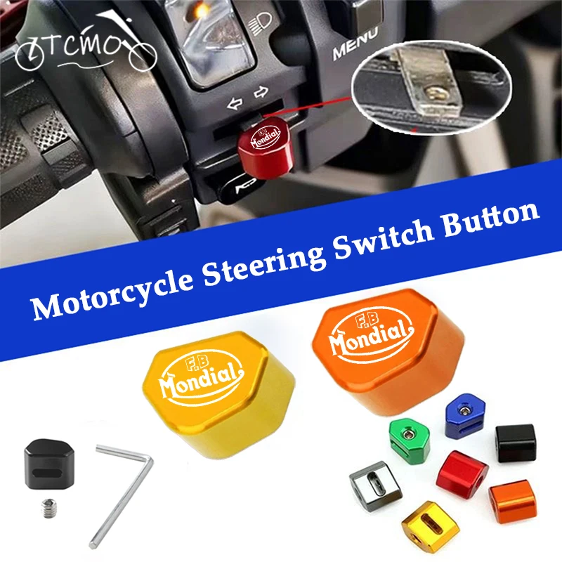 For Fb Mondial Flat Track Hps 300 Hipster Pagani 1948 Sport Classic Smt Smx 125 Motorcycle turn signal switch button keycap
For Fb Mondial Flat Track Hps 300 Hipster Pagani 1948 Sport Classic Smt Smx 125 Motorcycle turn signal switch button keycap