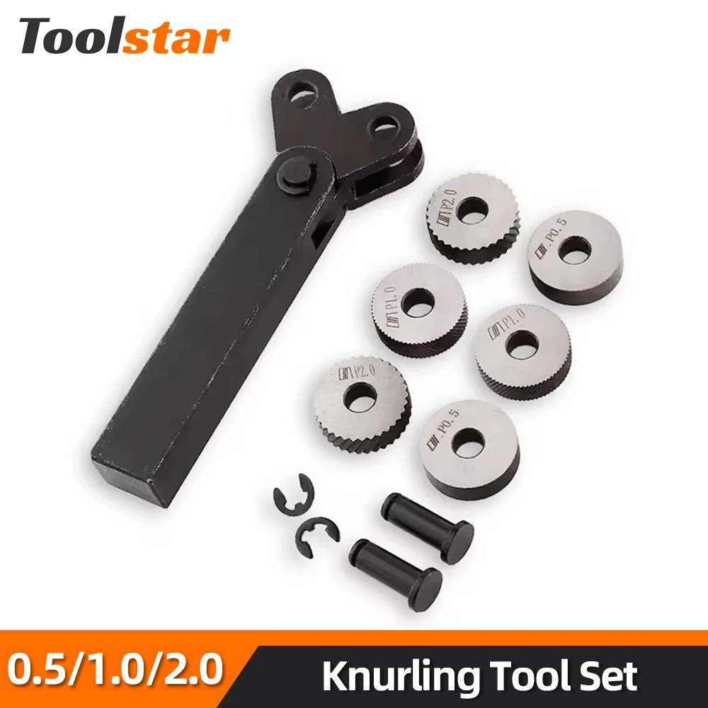 7pcs Dual Wheel Knurling Tool Kit Pitch 0.5mm 1mm 2mm Reticulated Knurling Wheel for Metal Lathe Cutter Wheel Knurling Tool Set
7pcs Dual Wheel Knurling Tool Kit Pitch 0.5mm 1mm 2mm Reticulated Knurling Wheel for Metal Lathe Cutter Wheel Knurling Tool Set