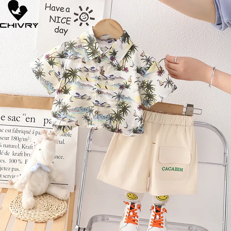 Boys Summer Clothing Suit New 2023 Baby Boy Fashion Print Short Sleeve Lapel Shirt Tops with Shorts Kids Casual Clothes Sets
Boys Summer Clothing Suit New 2023 Baby Boy Fashion Print Short Sleeve Lapel Shirt Tops with Shorts Kids Casual Clothes Sets