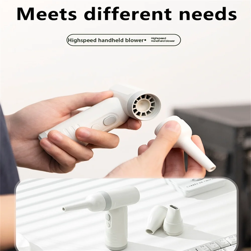 Mini Household Cleaning Machine 1100mAh Electric Turbo Blower Fan Type-C Rechargeable Air Duster Cleaner Household Cleaning Tool
Mini Household Cleaning Machine 1100mAh Electric Turbo Blower Fan Type-C Rechargeable Air Duster Cleaner Household Cleaning Tool