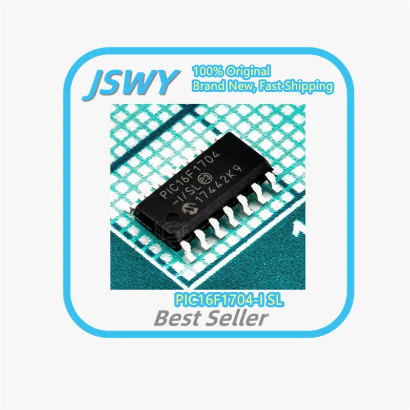 (5/50 pieces) PIC16F1704-I/SL PIC16F1705-I SOP-14 Microcontroller Chips - Original and Genuine Productst
(5/50 pieces) PIC16F1704-I/SL PIC16F1705-I SOP-14 Microcontroller Chips - Original and Genuine Productst
