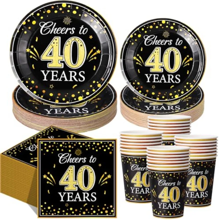 2 Pcs th Birthday Party plies Decorations Serve Gold Cheers to Disposable Paper Plates Napkins and Cups for Women Men th Birthd
2 Pcs th Birthday Party plies Decorations Serve Gold Cheers to Disposable Paper Plates Napkins and Cups for Women Men th Birthd