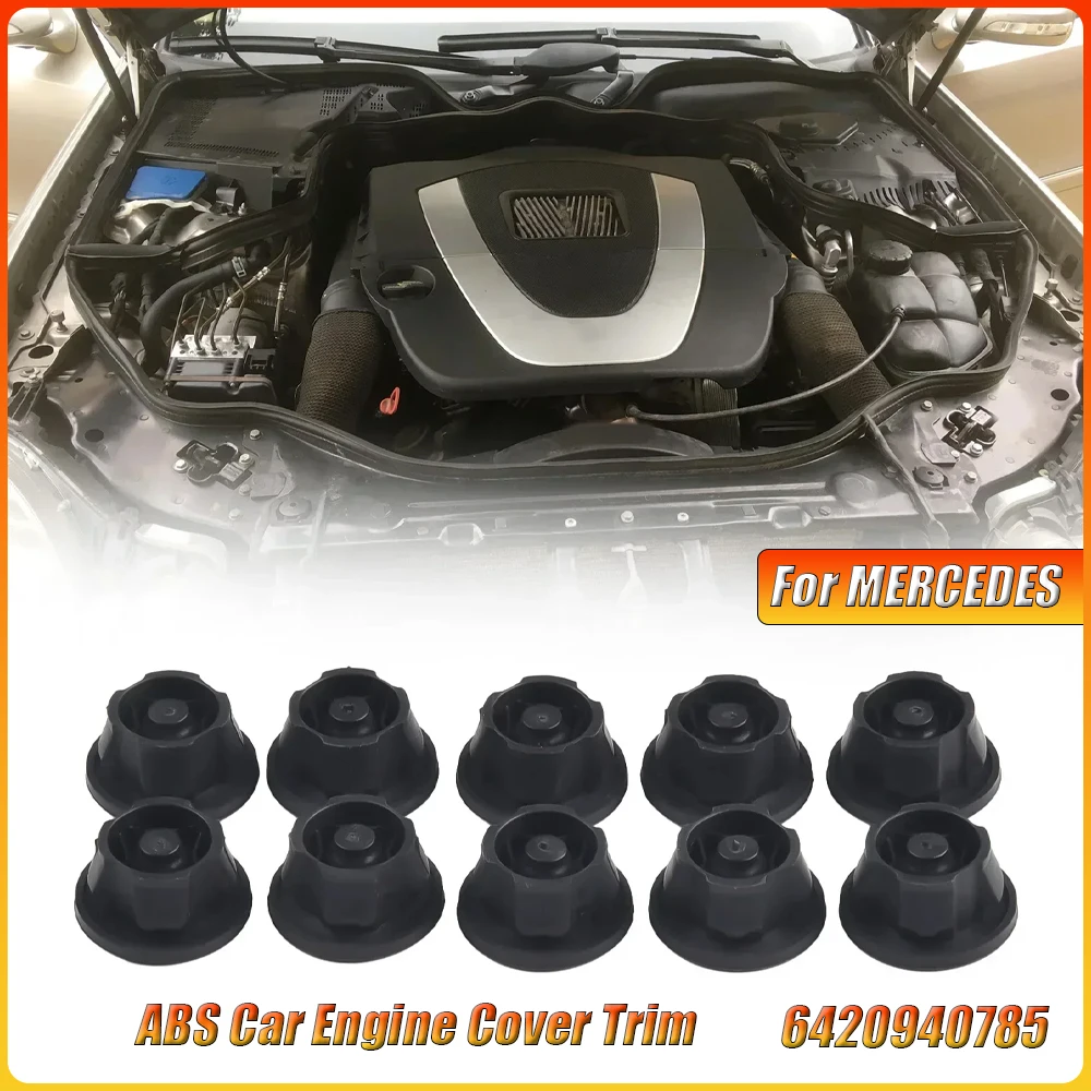 10Pcs/set Car Engine Cover Trim ABS Mount Grommet Bush Bump Stopper For MERCEDES Auto Engine Cap Grommets 6420940785
10Pcs/set Car Engine Cover Trim ABS Mount Grommet Bush Bump Stopper For MERCEDES Auto Engine Cap Grommets 6420940785
