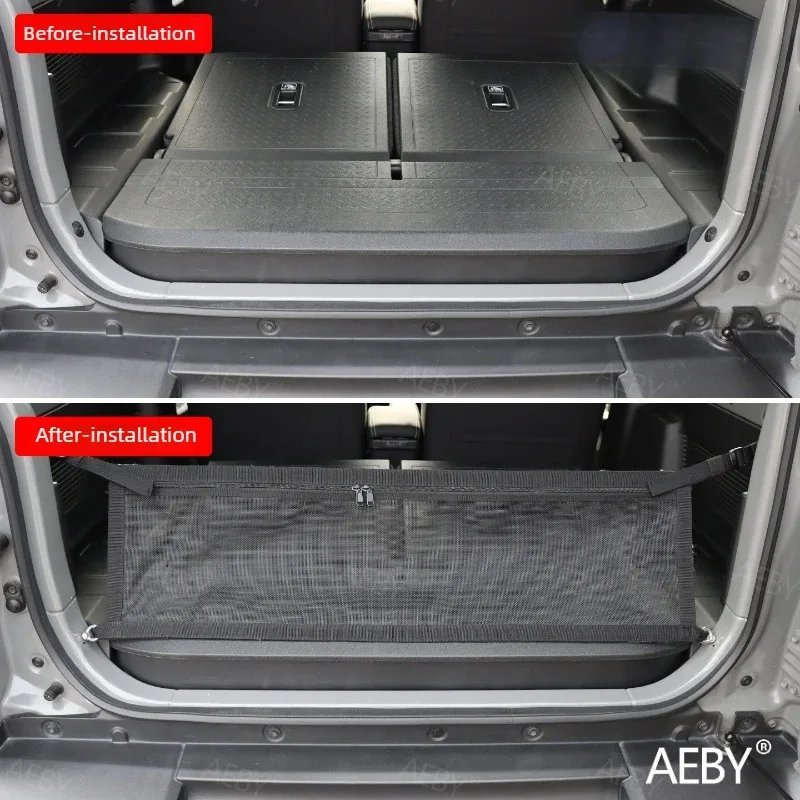 For Suzuki Jimny 2019-2026 Trunk storage net,Flexible storage,Trunk isolation net,cargo separation,Barrier net,Car accessories
For Suzuki Jimny 2019-2026 Trunk storage net,Flexible storage,Trunk isolation net,cargo separation,Barrier net,Car accessories