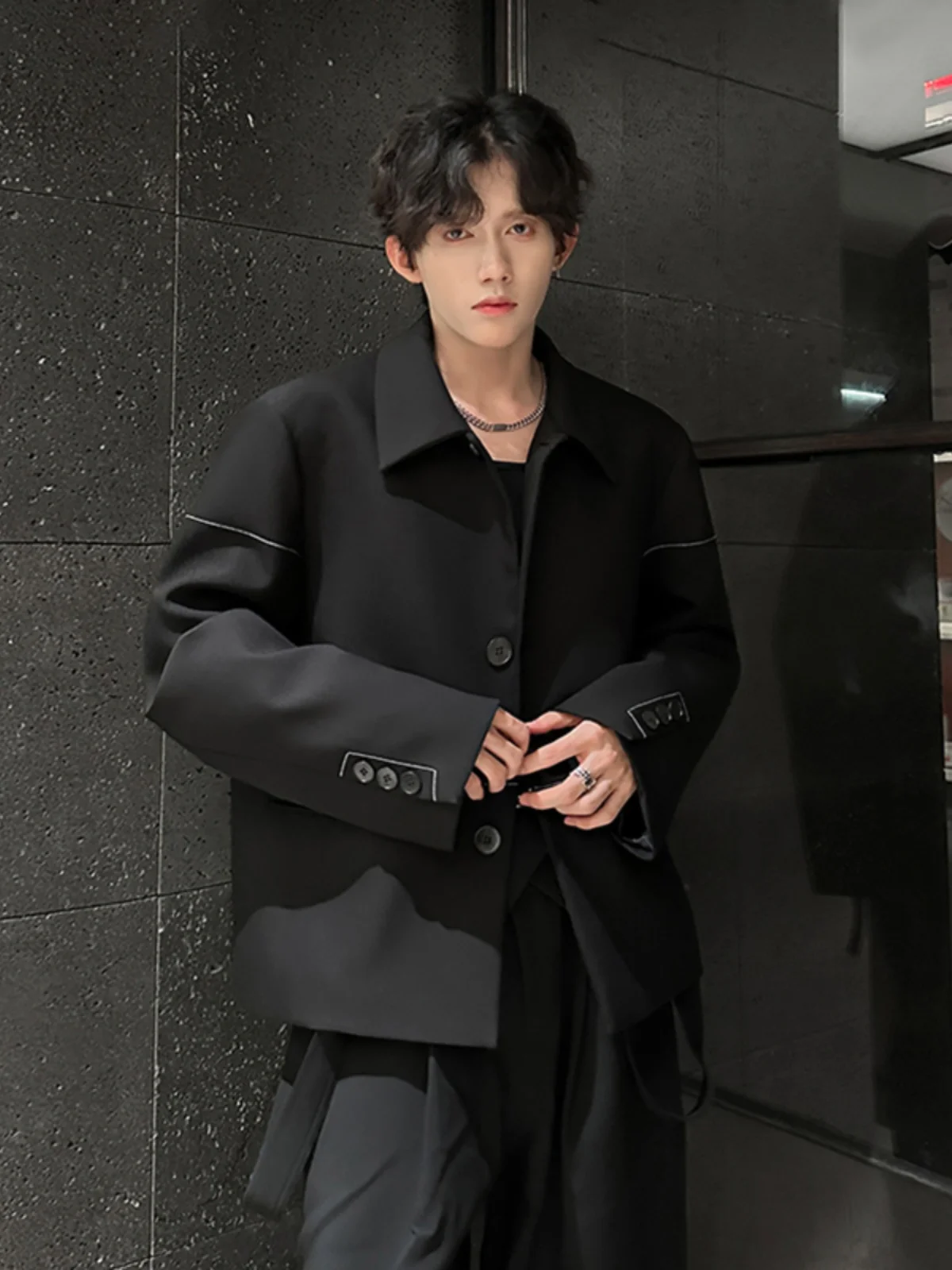 oulder Padded ort Casual Men's Suit Jaet Cleanfit Old Money Sle Spring Autumn Faion Straight Hem American Sle
oulder Padded ort Casual Men's Suit Jaet Cleanfit Old Money Sle Spring Autumn Faion Straight Hem American Sle