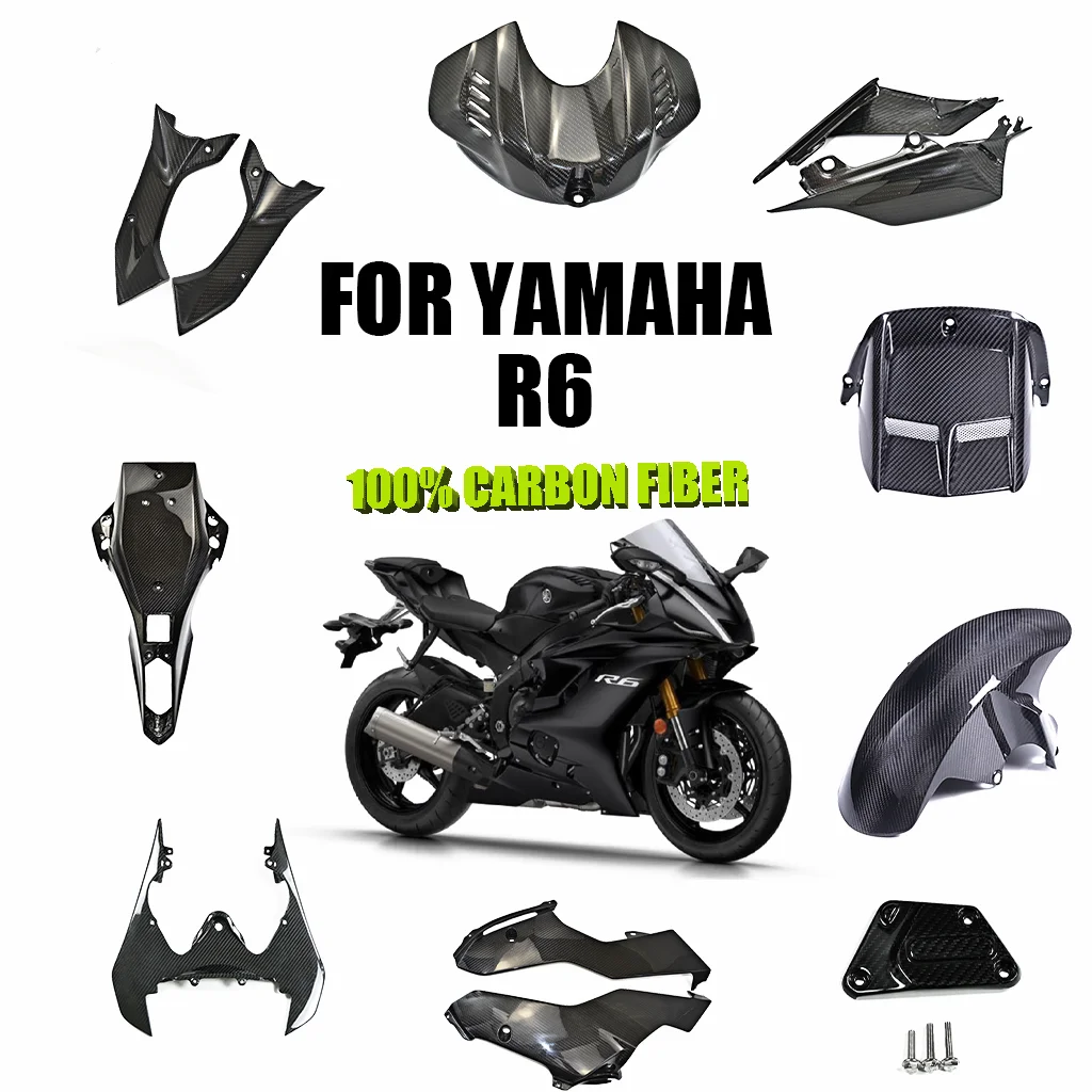 For Yamaha R6 Motorcycle 100% Dry Carbon Fiber Instrument Cluster Side Cover Tank Side Panel Fairing Kit Motorcycle Accessories
For Yamaha R6 Motorcycle 100% Dry Carbon Fiber Instrument Cluster Side Cover Tank Side Panel Fairing Kit Motorcycle Accessories