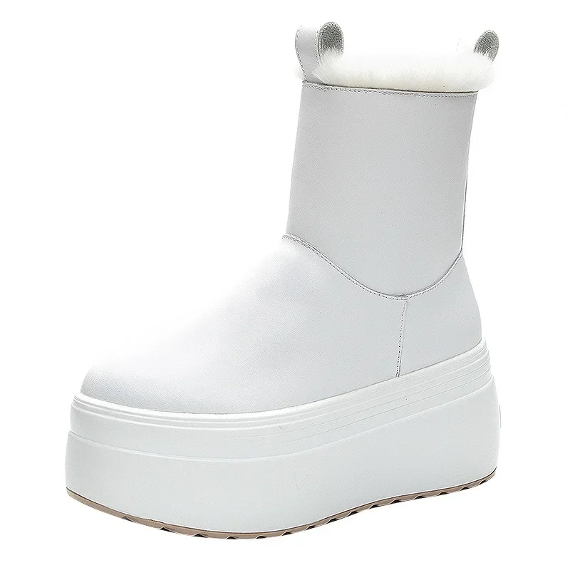 High quality 8CM 2024 Winter Warm Microfiber Leather Women Boots Platform Snow Boots Warm Chunky Super Thick Winter Shoes Female
High quality 8CM 2024 Winter Warm Microfiber Leather Women Boots Platform Snow Boots Warm Chunky Super Thick Winter Shoes Female