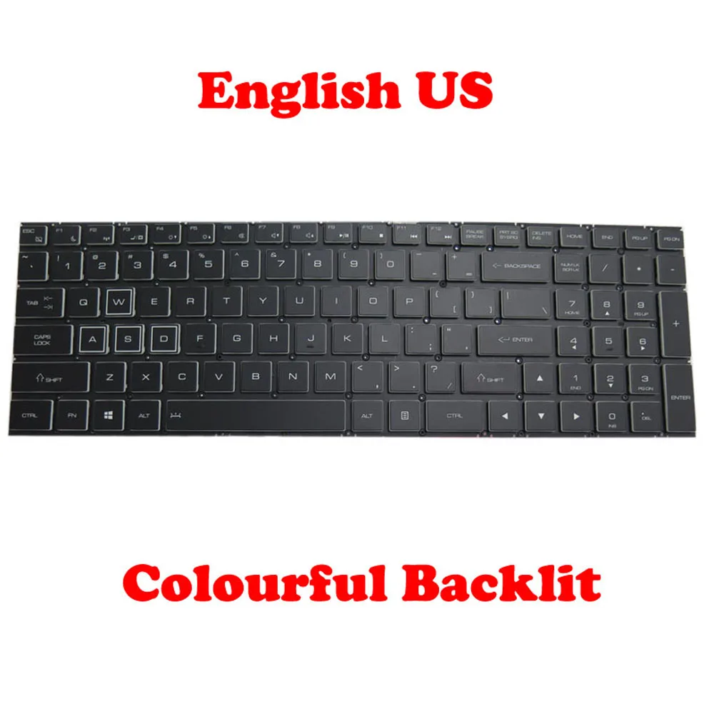 Laptop Colourful Backlit Keyboard For Gigabyte For AORUS 5 Series (9th Gen) For AORUS 5 GA 5 NA English US Black Frame New
Laptop Colourful Backlit Keyboard For Gigabyte For AORUS 5 Series (9th Gen) For AORUS 5 GA 5 NA English US Black Frame New