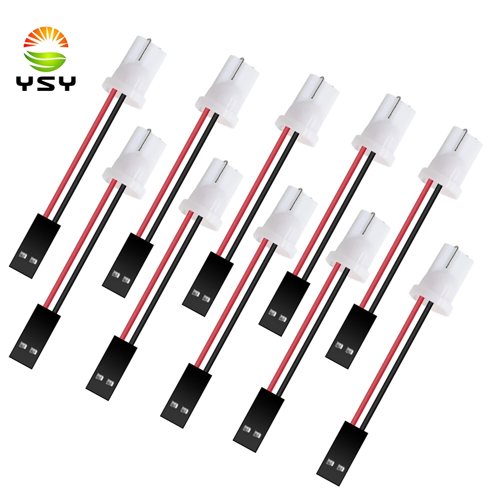 YSY 100PCS T10 Connector Wire Cables For All Car Light Led Panel Dome Light Socket Plugs Pin Adapter DC 12V
YSY 100PCS T10 Connector Wire Cables For All Car Light Led Panel Dome Light Socket Plugs Pin Adapter DC 12V