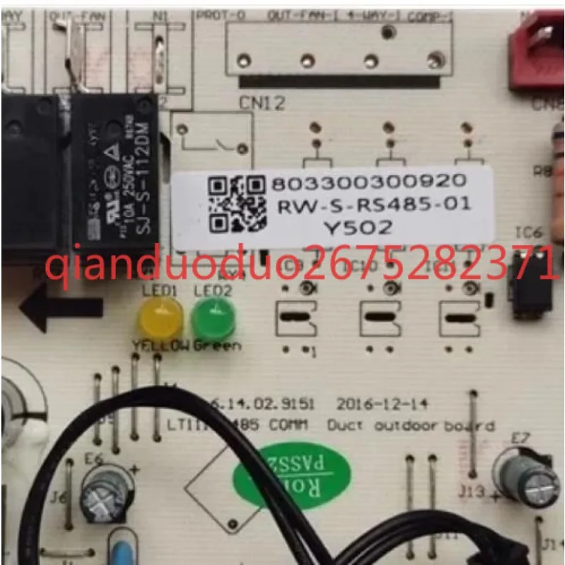 Suitable for Chigo air conditioner external electronic control board RW-RS485-WX-01 main board computer board 803300300920
Suitable for Chigo air conditioner external electronic control board RW-RS485-WX-01 main board computer board 803300300920